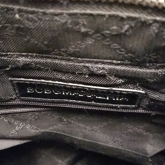 Black leather and canvas bag - Picture 5 of 6